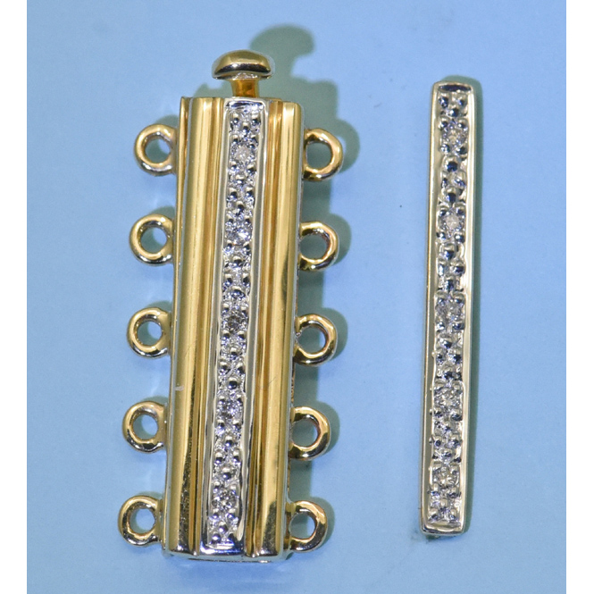 14K, 18K GOLD DIVIDERS CLASPS